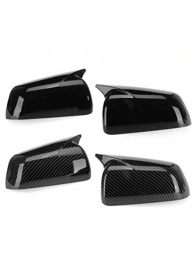 Mitsubishi Lancer EX 2008 2012 Rearview Mirror Cover Glossy Black - Image 3