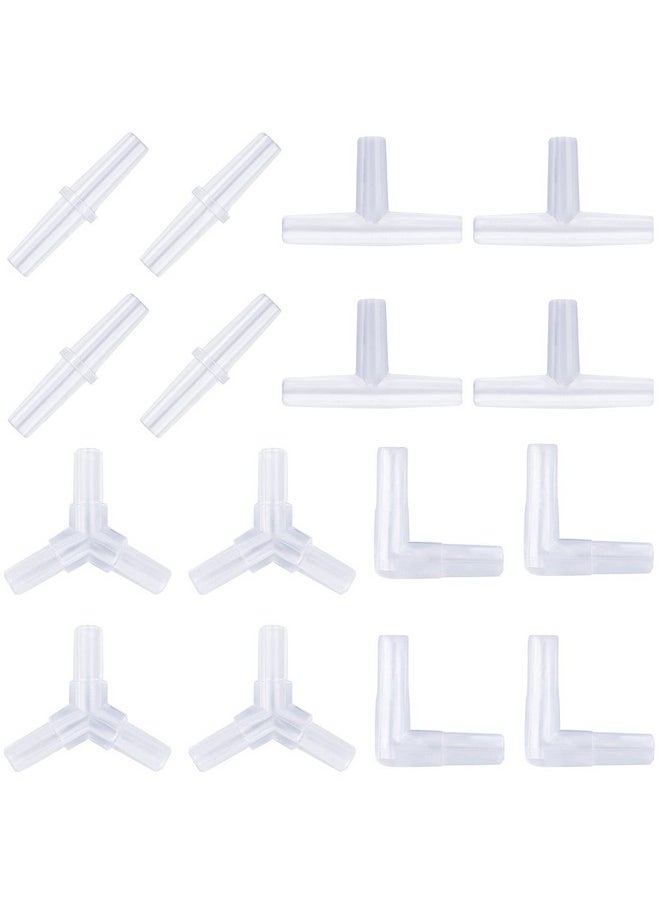 Pawfly Pawfly Aquarium Airline Tubing Connectors Plastic Inline Valve, Fish Tank Air Pump Connector, 40-Piece  - Image 1
