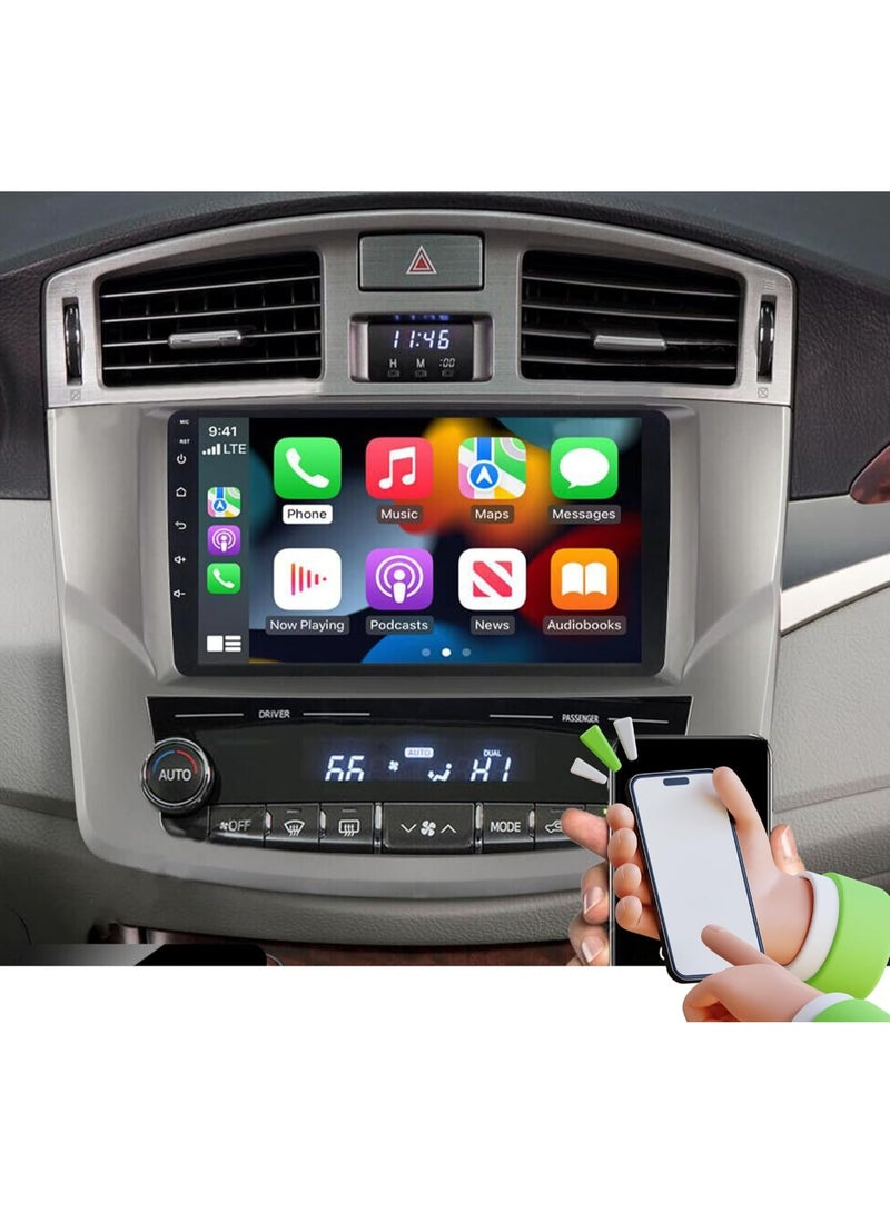 9-Inch Android Touch Screen Car Radio with Frame for Toyota Avalon | Wireless Apple CarPlay & Android Auto - Image 1