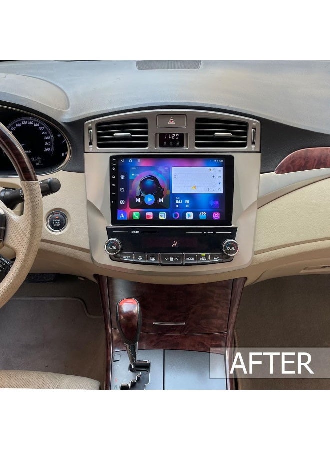 9-Inch Android Touch Screen Car Radio with Frame for Toyota Avalon | Wireless Apple CarPlay & Android Auto - Image 2