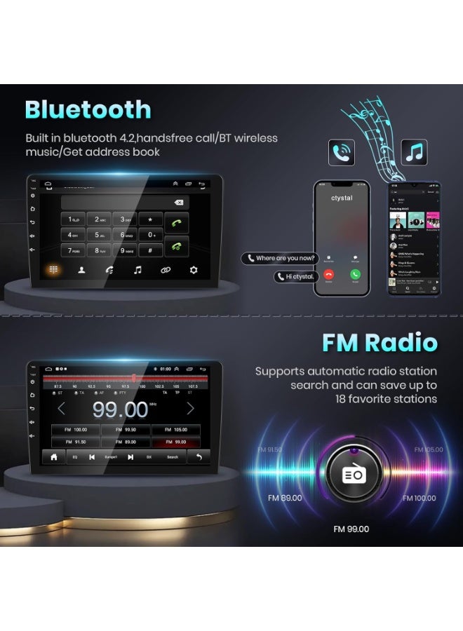 9-Inch Android Touch Screen Car Radio with Frame for Toyota Avalon | Wireless Apple CarPlay & Android Auto - Image 4