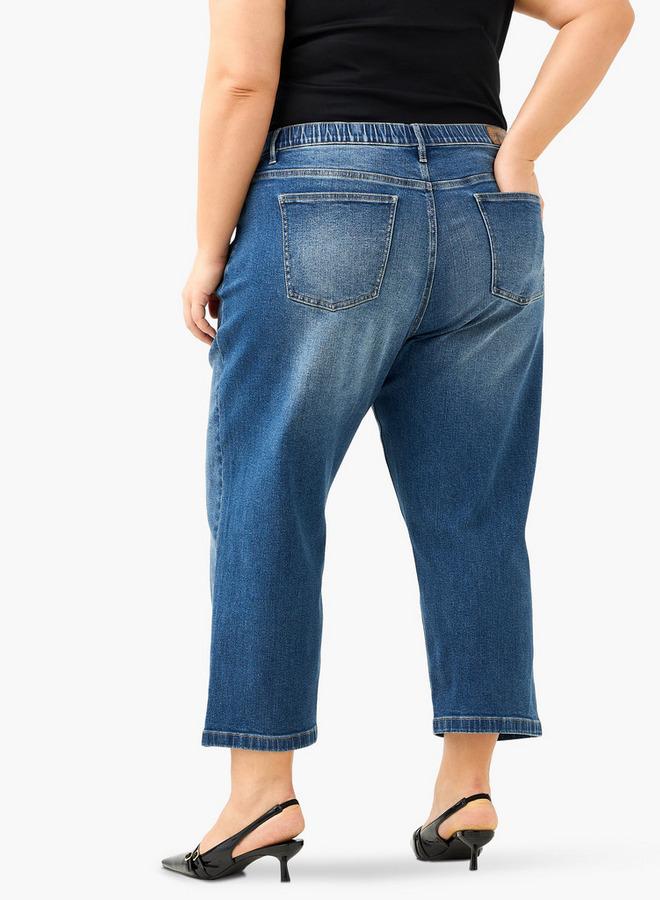  أولا بوبكن جينز قصير مقاس كبير من أولا بوبكن - Image 3