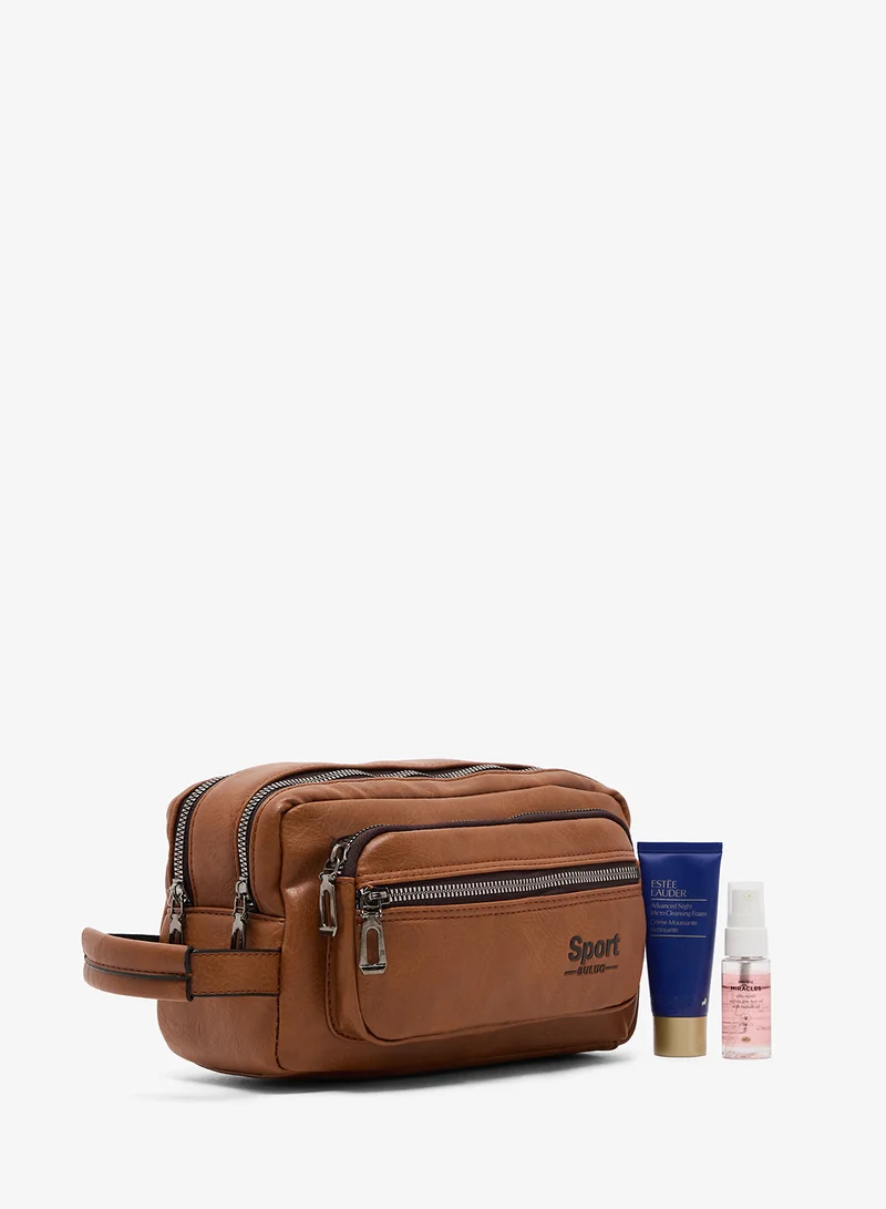 Dual Compartment Toiletry Bag