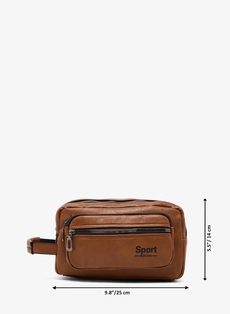 Seventy Five  Dual Compartment Toiletry Bag for Men | Best Price UAE
