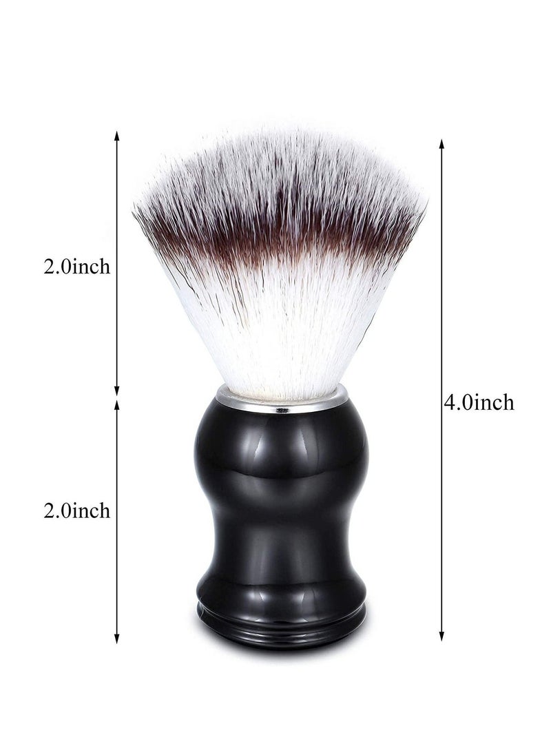 Shaving Brush and Bowl Kit for Men, 3-IN-1 Wet Shave Brushes Set with Stainless Steel Large-Capacity 3.23'' Shaving Cup Mug,Safety Razor Stand Holder Birthday Fathers Day from Daughter - Image 5