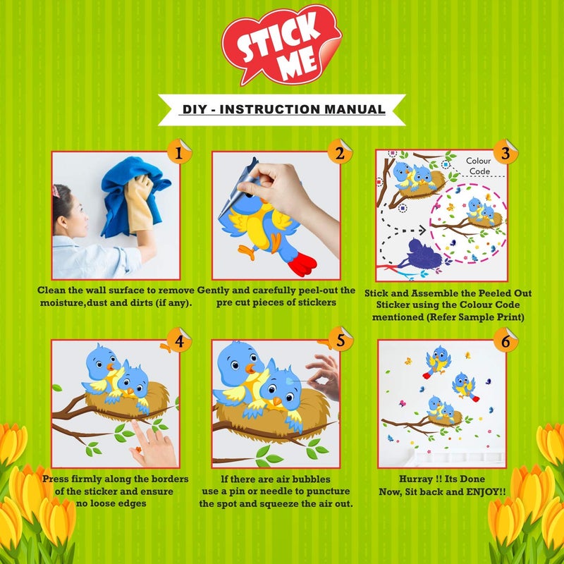 StickMe StickMe 'Fashion - Style - Dress - Fashion Wall Sticker' -SM897 (Multi Colour, Vinyl - 80cm X 40 cm)  - Image 4