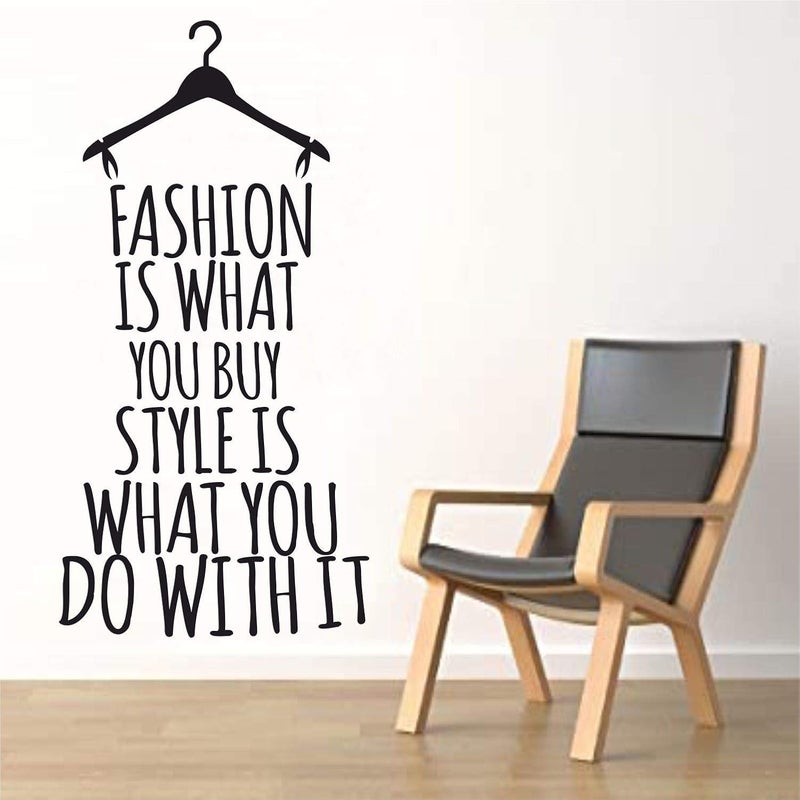 StickMe StickMe 'Fashion - Style - Dress - Fashion Wall Sticker' -SM897 (Multi Colour, Vinyl - 80cm X 40 cm)  - Image 2