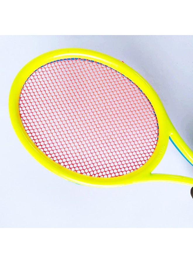 Toy Box 2 Piece Lightweight Tennis Racket Toy For Kids With Two Balls - Image 5