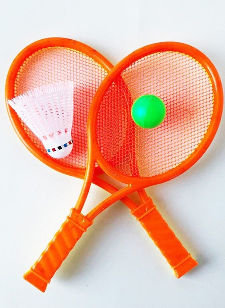Toy Box 2 Piece Lightweight Tennis Racket Toy For Kids With Two Balls - Image 1
