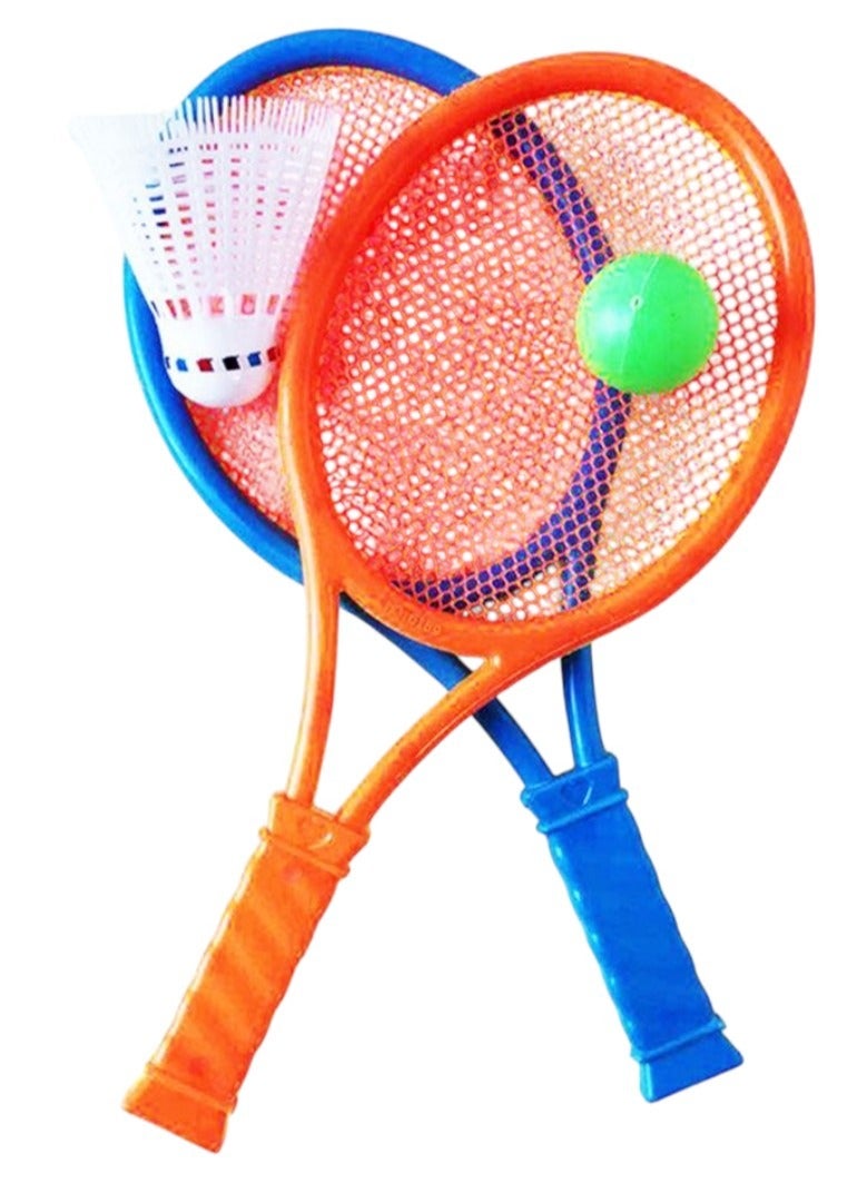 Toy Box 2 Piece Lightweight Tennis Racket Toy For Kids With Two Balls - Image 3