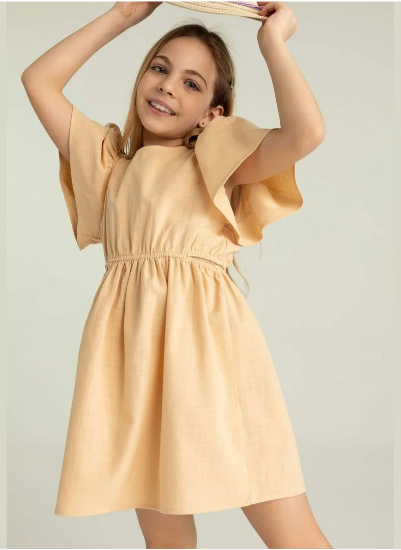 DeFacto Girl Short Sleeve Woven Dress