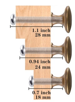Generic 6 Pack Exquisite Design Round Antique Gold Dust Kitchen Cabinet Handles Cabinet Door Handles Drawer Handles Dresser Handles  - Image 4