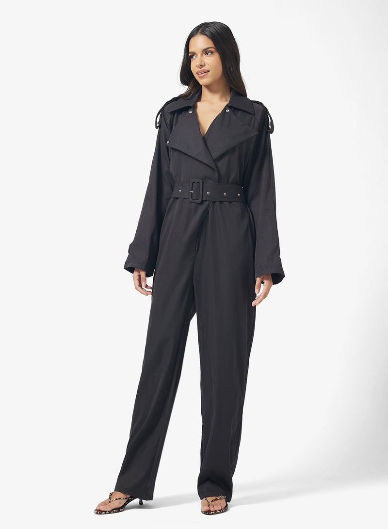 جينجر حزام بدلة بخصر معطف ترنش - Image 4