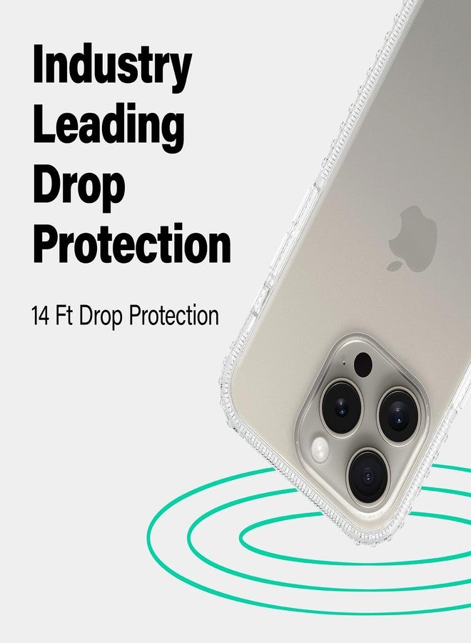 إنسيبيو جراب Incipio Grip لهاتف iPhone 15 Pro - جراب Apple iPhone مع حماية من السقوط من ارتفاع 14 قدمًا + مقابض X متعددة الاتجاهات لمنع الانزلاق - متوافق مع 5G + MagSafe (أسود) - Image 2