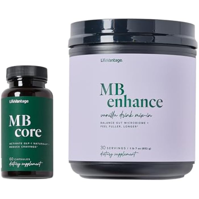 LifeVantage MindBody GLP-1 System, Natural GLP1 Supplement for Appetite Control, Reduces Cravings - 30 Servings - Image 1