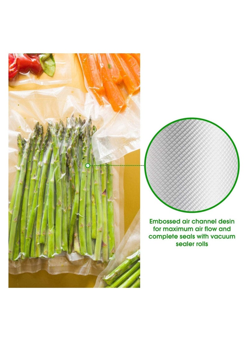 Coralblue - Coralblue Vacuum Sealer Rolls - Pack of 2 Food Sealer Rolls - BPA Free Food Saver Rolls Have Multiple Sizes Great for Sous Vide - Meal Prep and Food Storage - Image 1