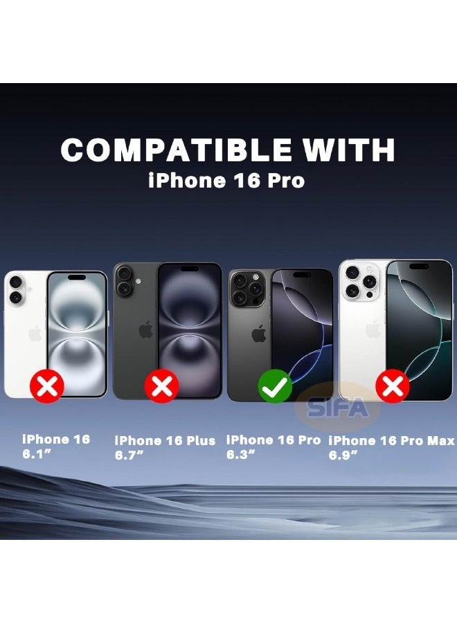 مستقبل نوفا واقي شاشة للخصوصية لهاتف iPhone 16 Pro، [30 درجة مضاد للتجسس] [صلابة 9H] [مضاد للخدش] [خالٍ من الفقاعات] واقي شاشة مقوى لهاتف iPhone 16 Pro 6.3 بوصة (معبأ في صندوق، قطعتان) - Image 2