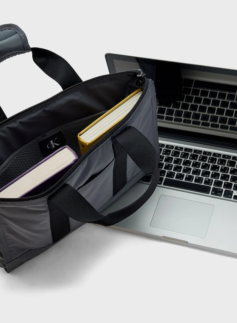 CALVIN KLEIN Logo Laptop Bag
