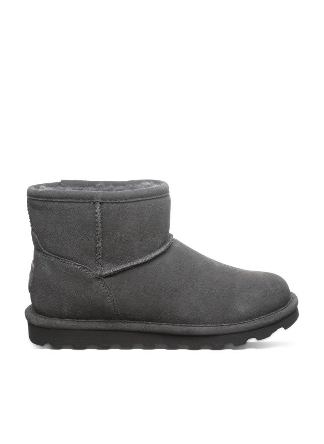 BEARPAW Alyssa Women's Slip-On Winter Boots Gadget Gray Size 9 | Comfortable Ankle Boot | Casual Winter Shoes for Women - Image 1