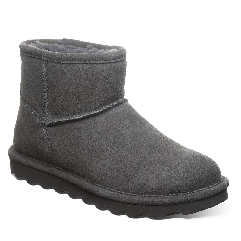 BEARPAW Alyssa Women's Slip-On Winter Boots Gadget Gray Size 9 | Comfortable Ankle Boot | Casual Winter Shoes for Women - Image 2