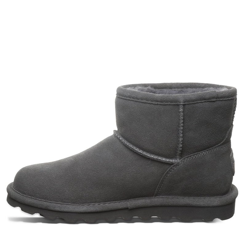 BEARPAW Alyssa Women's Slip-On Winter Boots Gadget Gray Size 9 | Comfortable Ankle Boot | Casual Winter Shoes for Women - Image 3
