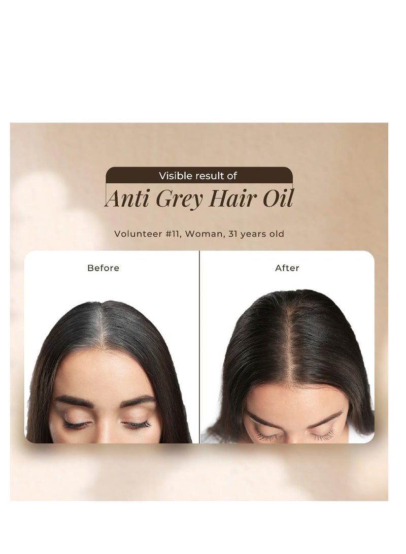 Veda Ayurvedic Cold Pressed Hair Oil | Ayurvedic Jadi Butis Infused Oil | 200ml - Image 4