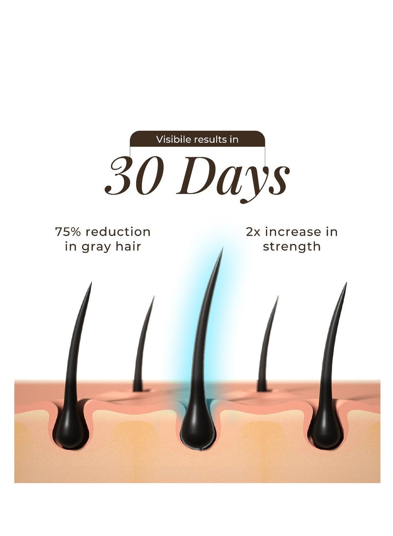 Veda Ayurvedic Cold Pressed Hair Oil | Ayurvedic Jadi Butis Infused Oil | 200ml - Image 5