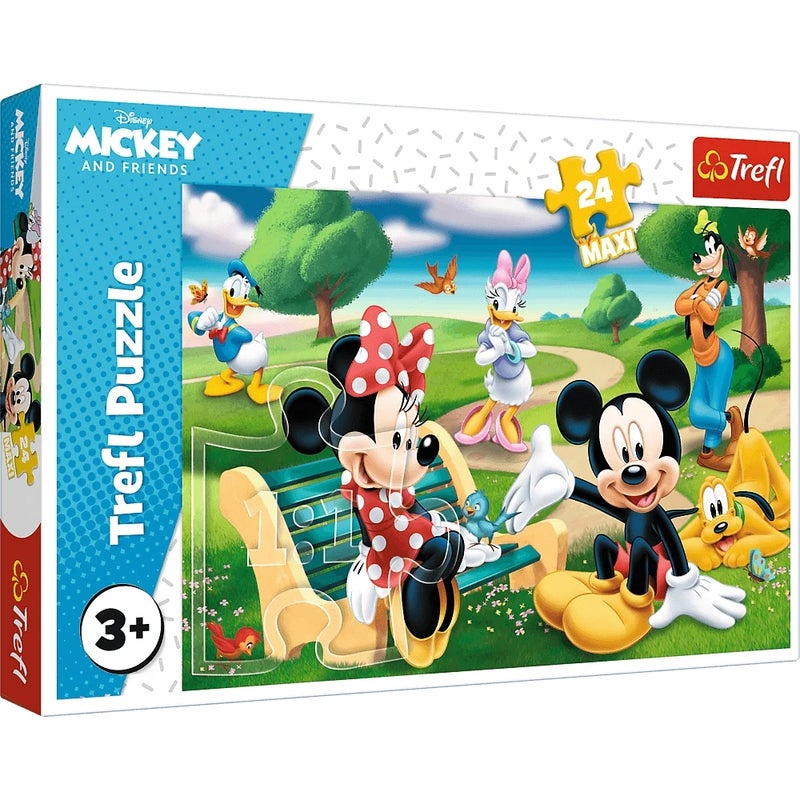 Trefl - Disney Mickey Mouse with Friends Puzzle 24 Pieces - 14344 - Image 1