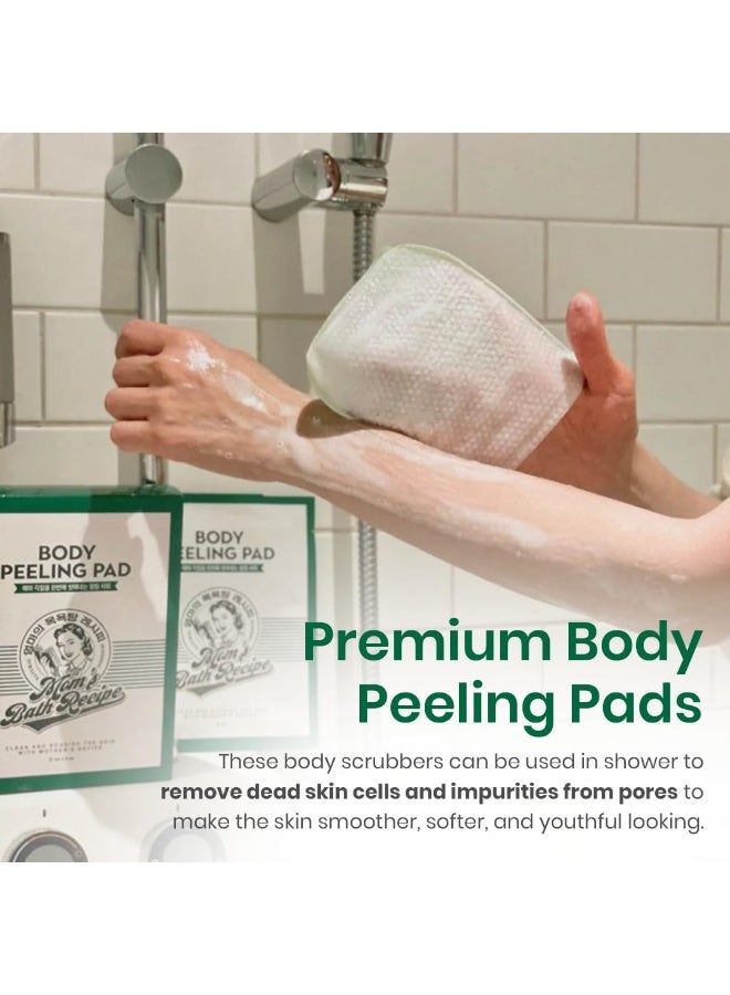 Moms Bath Recipe Mom's Bath Recipe Body Peeling Pad Original, All in One Bubble Body Wash & Scrub Gloves with Honey - Image 4