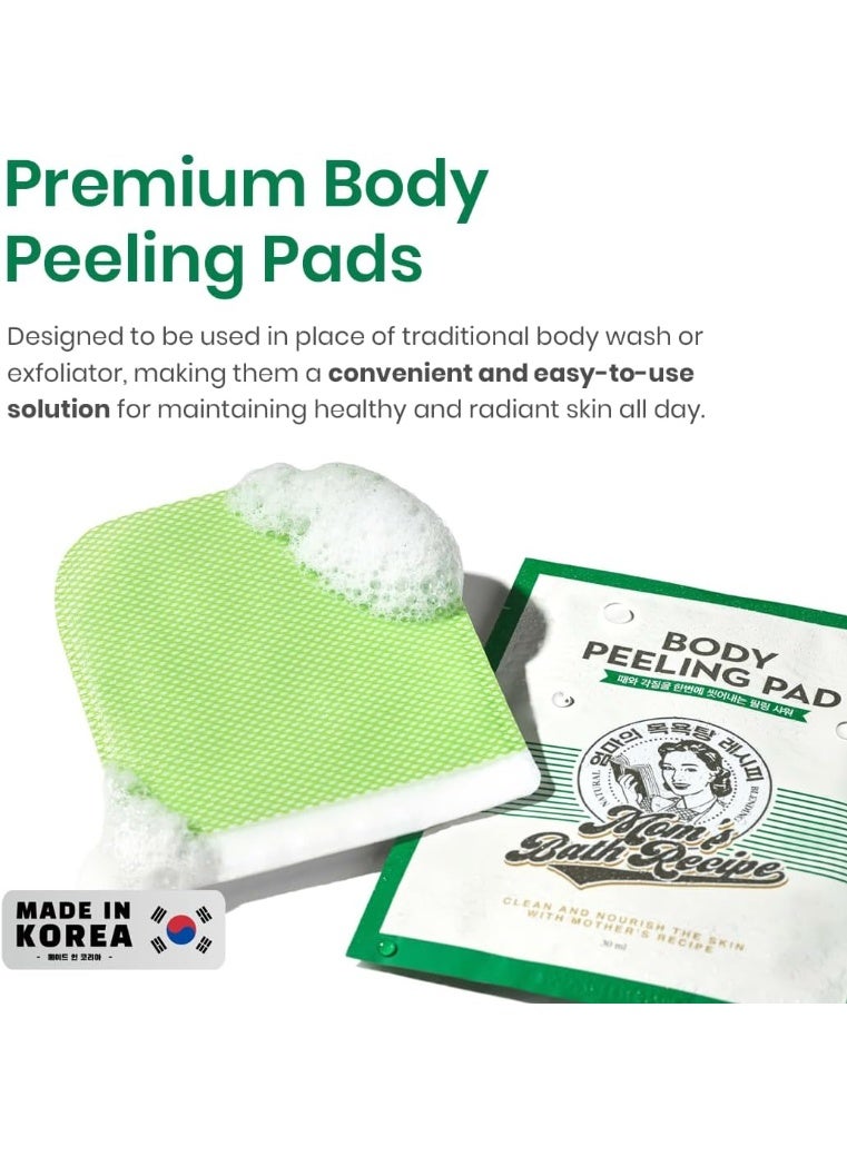 Moms Bath Recipe Mom's Bath Recipe Body Peeling Pad Original, All in One Bubble Body Wash & Scrub Gloves with Honey - Image 2