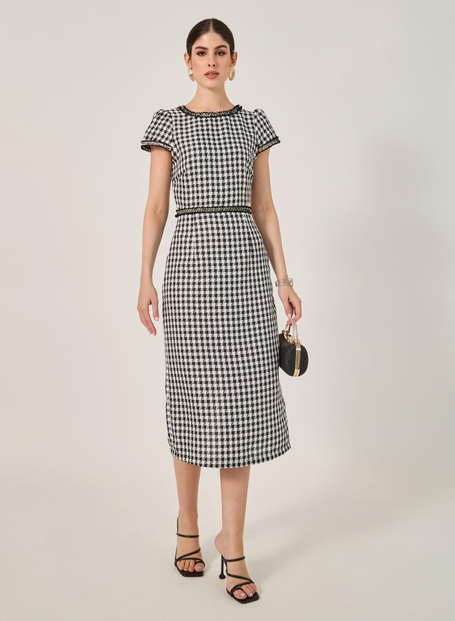 Styli Gingham Pencil Dress  - Image 2