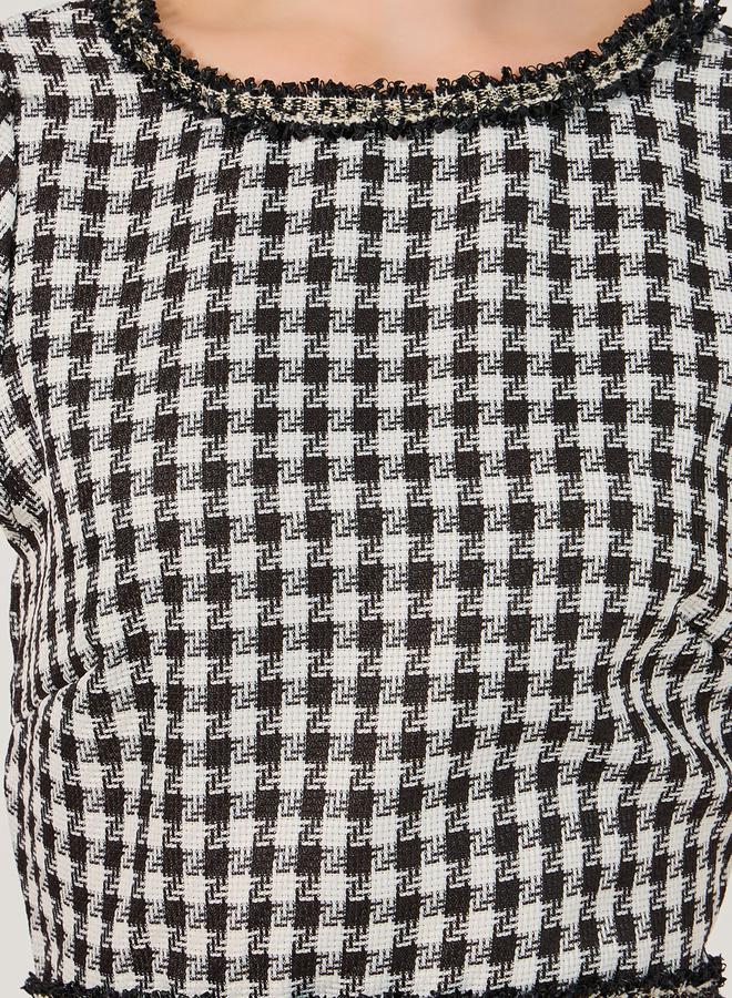 Styli Gingham Pencil Dress  - Image 4
