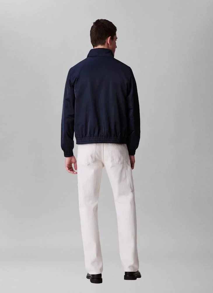 كالفن كلاين جينز جاكيت مبطن بسحاب أمامي