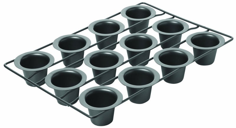 chicago metallic Chicago Metallic 26121 Professional 12Cup NonStick MiniPopover Pan 16Inchby1075Inch