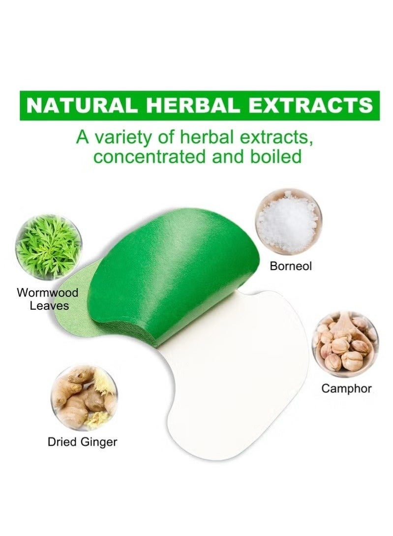 Sefudun 12 Pcs Knee Patches,Chinese Herbal Natural Knee Joint Pain Relief Patch Knee Pain Treatment Plaster And Pads For Knee - Image 5