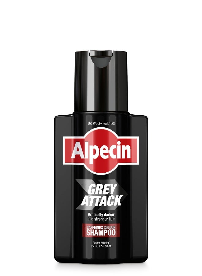 Alpecin Grey Attack Caffeine Colour Shampoo Men 200Ml - Image 1