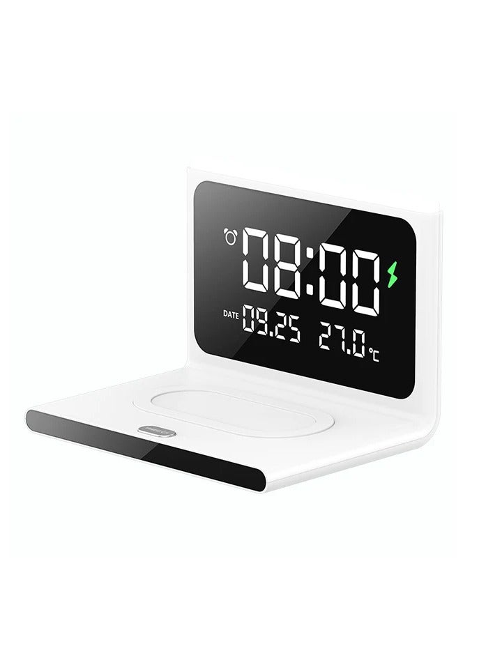 Recci Recci RLS-L12 15W Wireless Charger  with Perpetual Calendar, Alarm Clock & Adjustable Ambient Light - Image 1