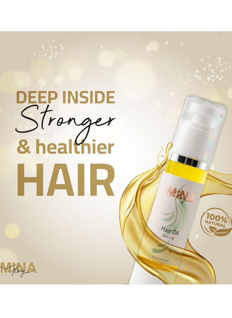 MINA Glory - Mina Glory HAIR OIL 50ml - Image 1