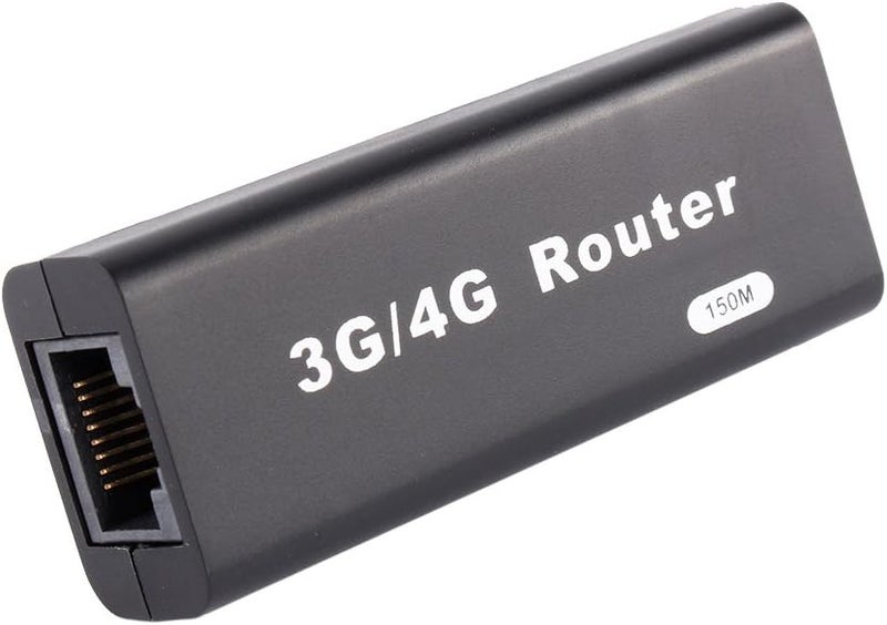 كلاراكو راوتر واي فاي صغير 3G/4G، نقطة اتصال لاسلكية، منفذ RJ45، منفذ Micro USB، محول بطاقة شبكة، مودم USB 3G لمعظم أجهزة الواي فاي المزودة بمنفذ USB - Image 1