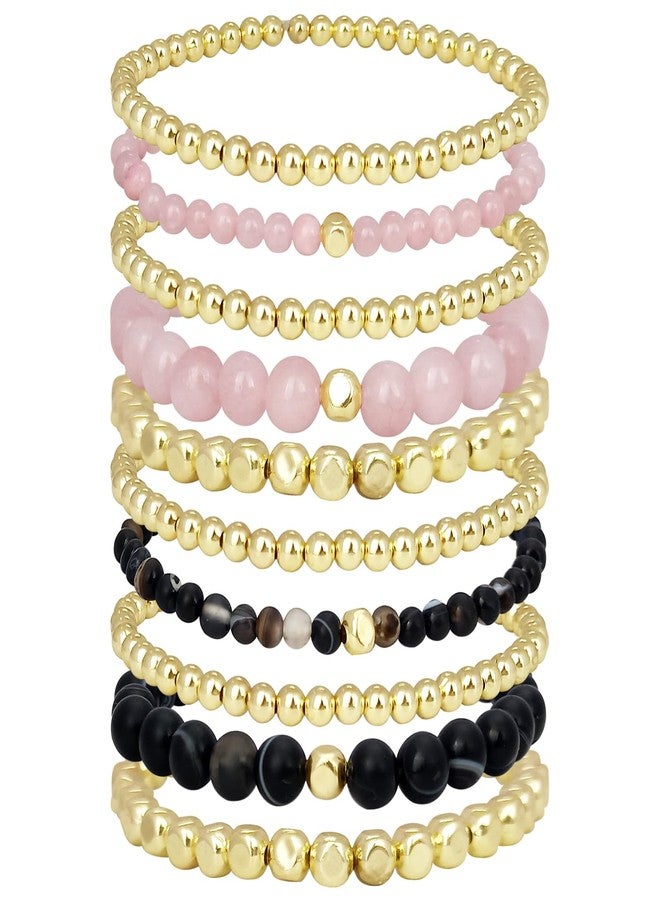 مجموعة أساور هيشي سيرفر (6-10 قطع) - أساور مطاطية ملونة مزينة بالخرز - أساور طينية قابلة للتكديس - هدايا حفلات بوهيمية - مناسبة لأسلوب Y2K - مستوحاة من موضة الأطفال - مناسبة لفصل الصيف - مجوهرات نسائية - Image 1