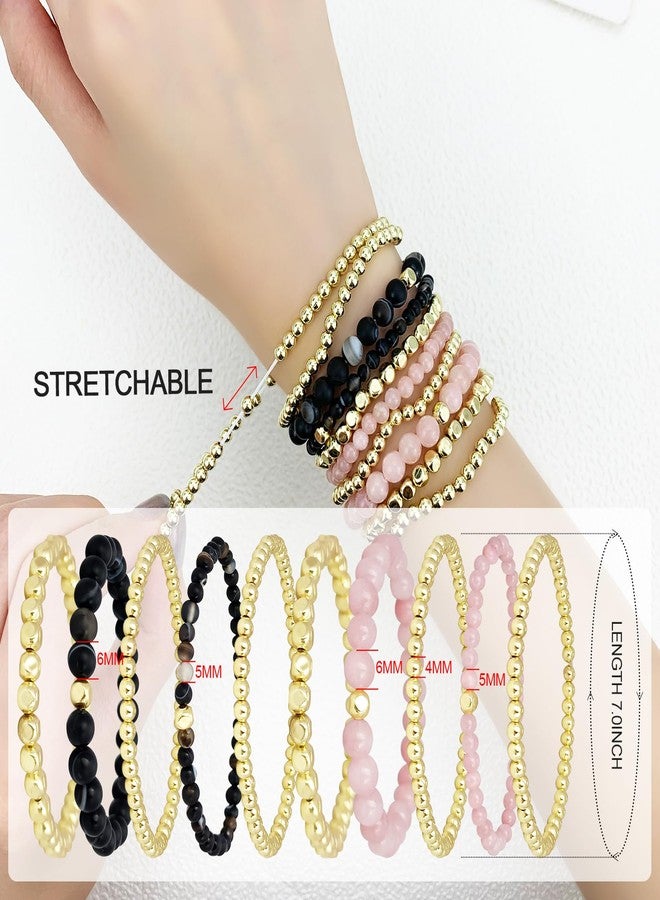 مجموعة أساور هيشي سيرفر (6-10 قطع) - أساور مطاطية ملونة مزينة بالخرز - أساور طينية قابلة للتكديس - هدايا حفلات بوهيمية - مناسبة لأسلوب Y2K - مستوحاة من موضة الأطفال - مناسبة لفصل الصيف - مجوهرات نسائية - Image 4