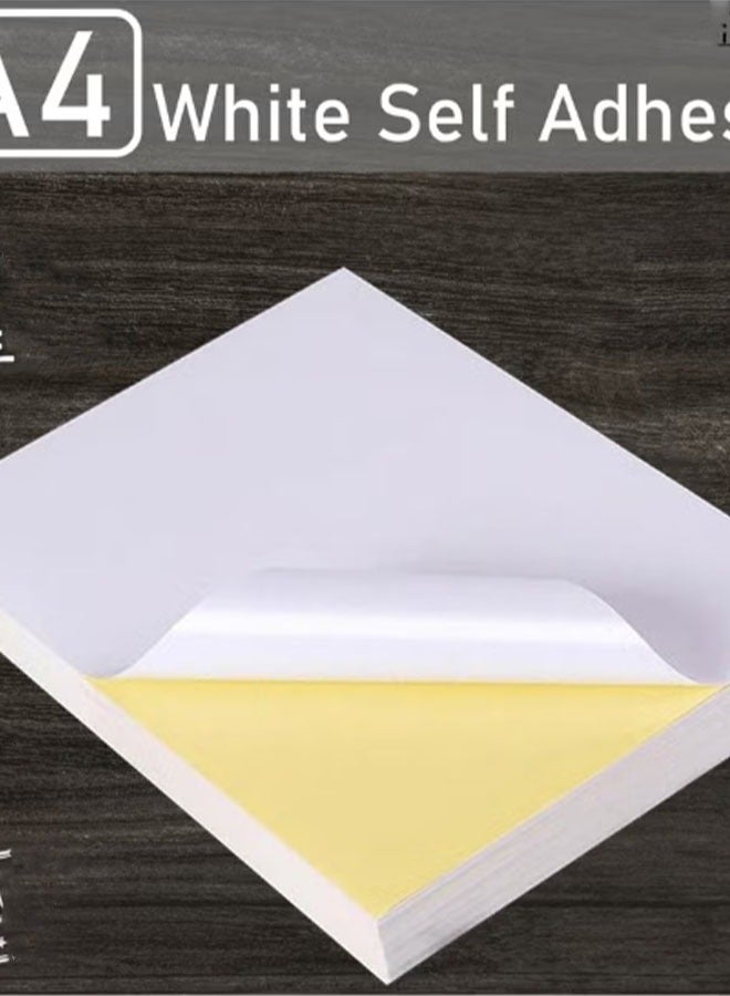 Premium A4 Glossy Sticker Paper (100 Sheets) - Waterproof & Durable Printable Stickers (Compatible with Inkjet & Laser Printers) - Image 5