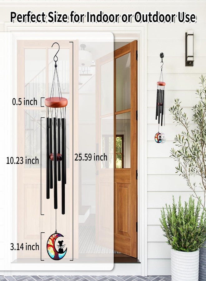 DearKeeps Dog Memorial Gifts, Pet Memorial Wind Chimes, Loss of Pet Sympathy Gift, Wind Chimes for Outside with Memorial Suncatcher (Angel Dog) - Image 5