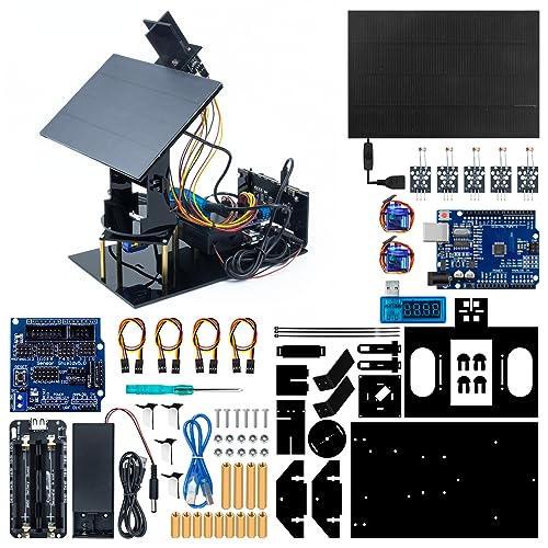 LAFVIN Solar Tracking Starter Kit Project DIY Smart Tracker System STEM Programming Code with Tutorial Compatible with Arduino IDE - Image 1