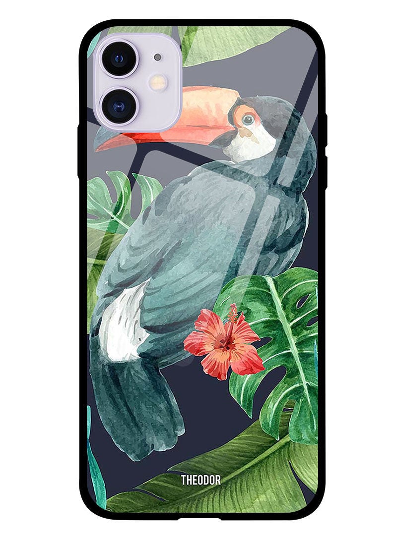 Theodor Protective Tempered Glass Case Cover IPHONE 12 6.1  Single Dodo - Image 1