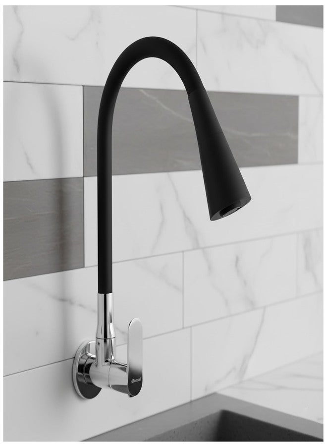 ALTURAS Dual Flow Black Kitchen Sink Cock with 360 Degree Swivel Spout | Kitchen Sink Tap | Kitchen Faucet | Tap for Kitchen (Opal) - Image 1