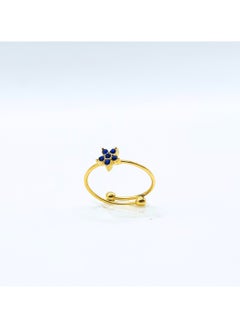 Blue Zirconia Star Ring | Stainless Steel | 18K Gold Plated - pzsku/ZE913D7CD9832CC5E0B71Z/45/_/1734160352/3de71ce7-069d-459f-b67a-b33b98b8dd81