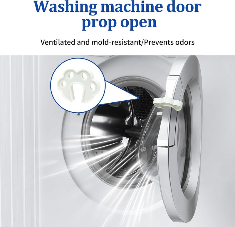 GnoTis Washing Machine Door Prop Open-2 pcs white - Image 2