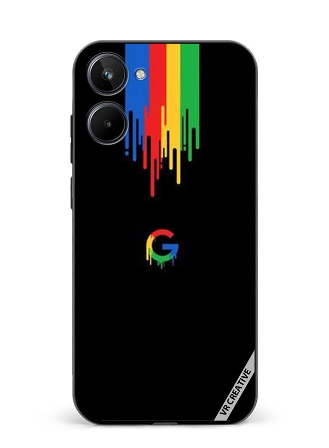 VR CREATIVE Protective Case Cover For Realme 10 Google Design Multicolour - Image 1
