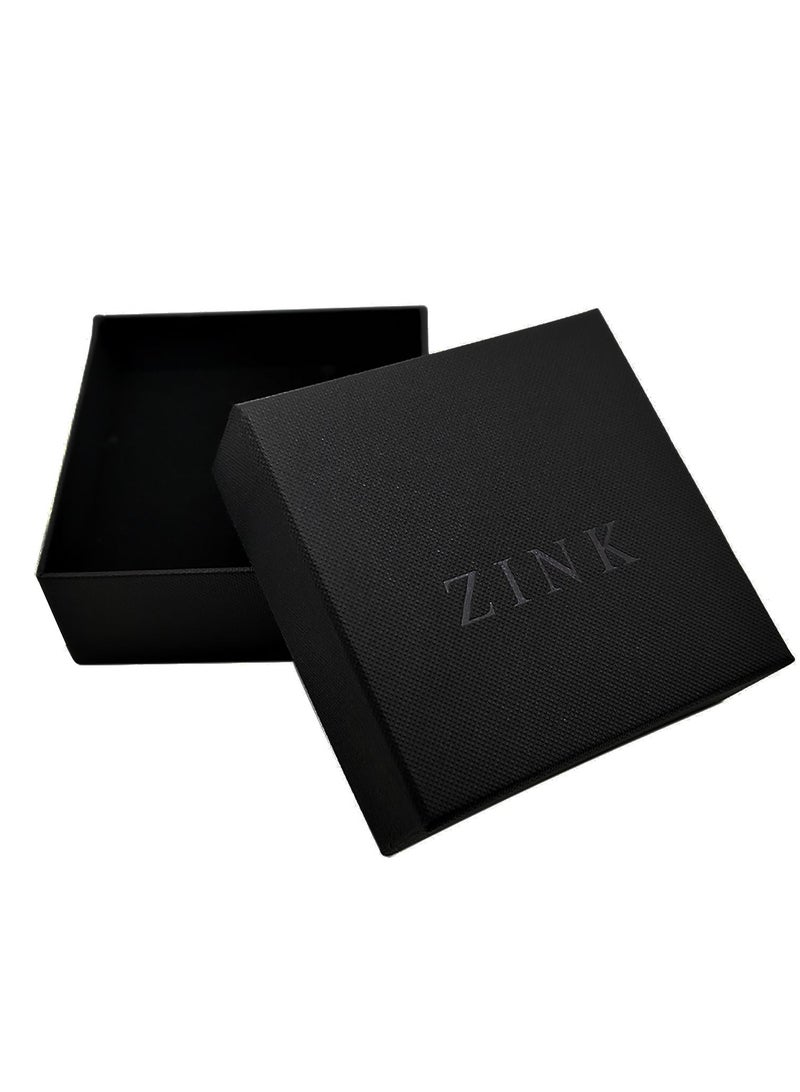 ZINK Men's Silver & Black Stainless Steel Ring | ZJRG002SPB-21 - Image 3